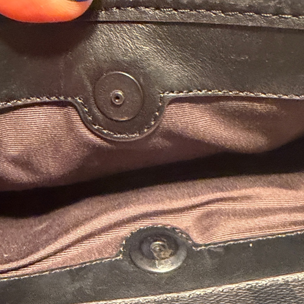 Coach Black and Brown Signature Briefcase - Picture 12 of 16
